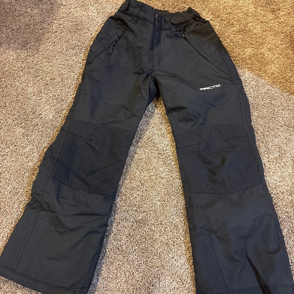 Youth Arctix black snow pants - size S